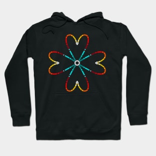 Beadwork Floral Hoodie